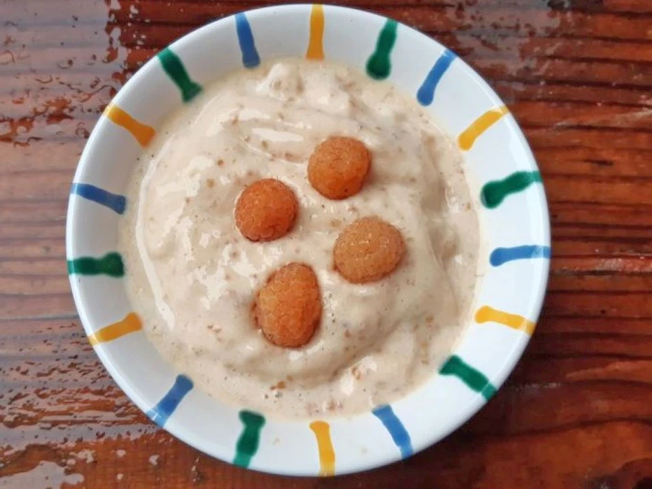 Helles Himbeersorbet