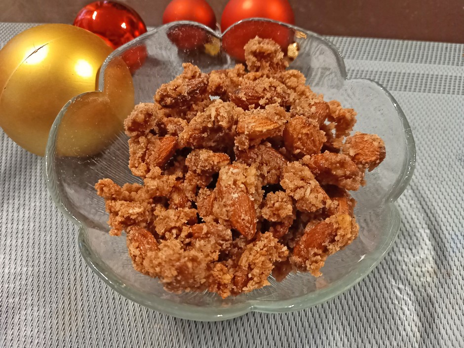 Gebrannte Kokosmandeln