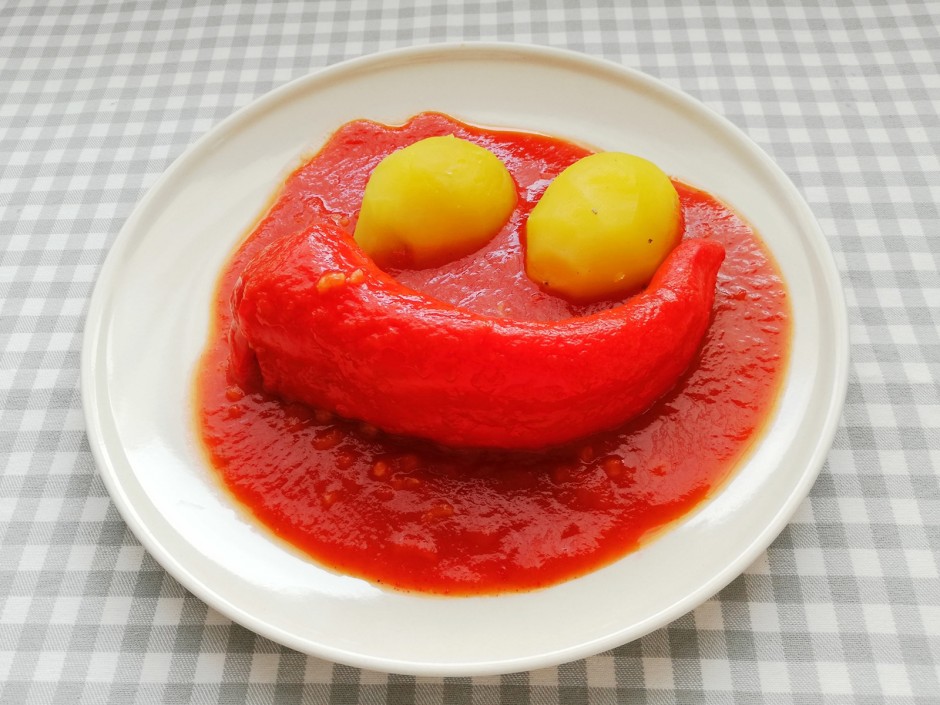 Gefüllte Spitzpaprika, vegetarisch