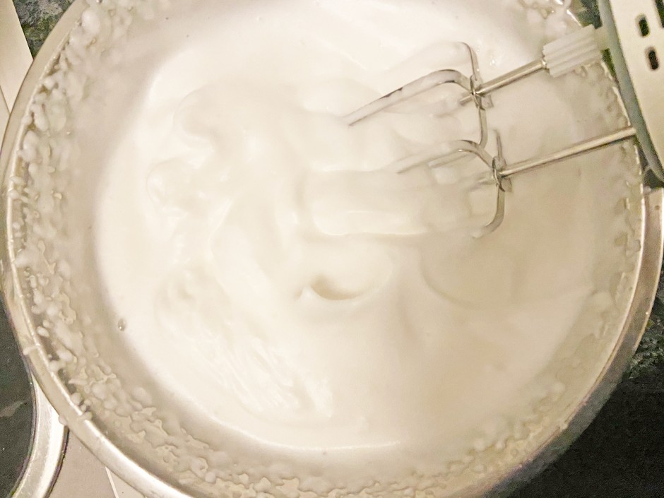 Veganer Eiweissschnee