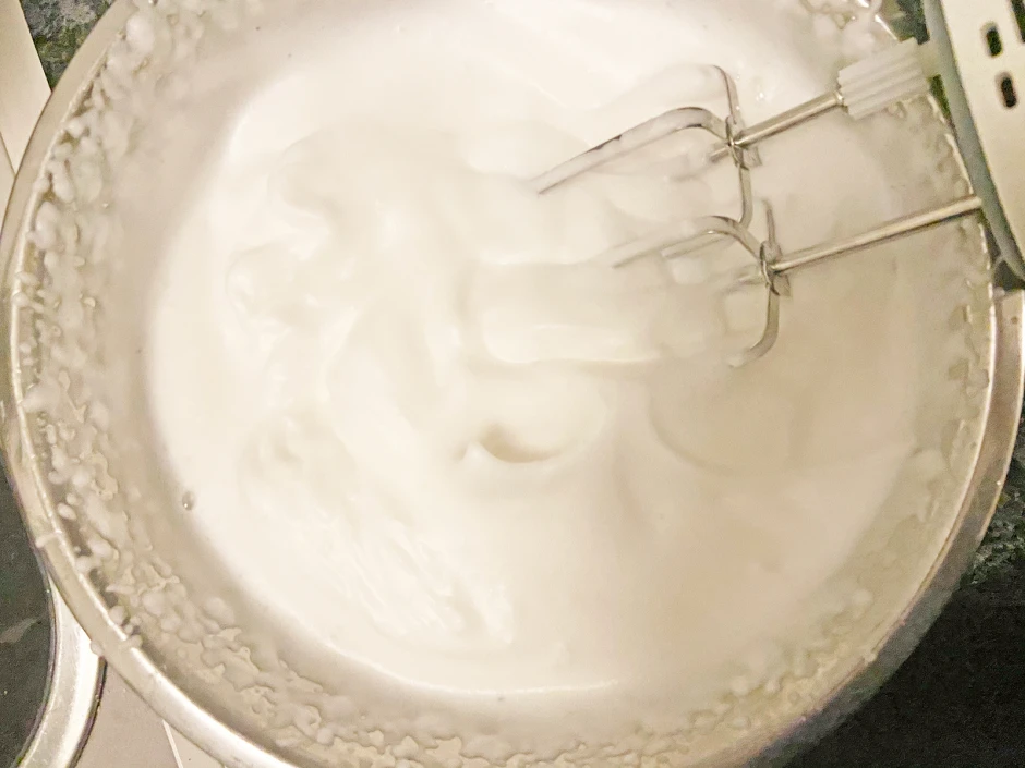 Veganer Eiweissschnee