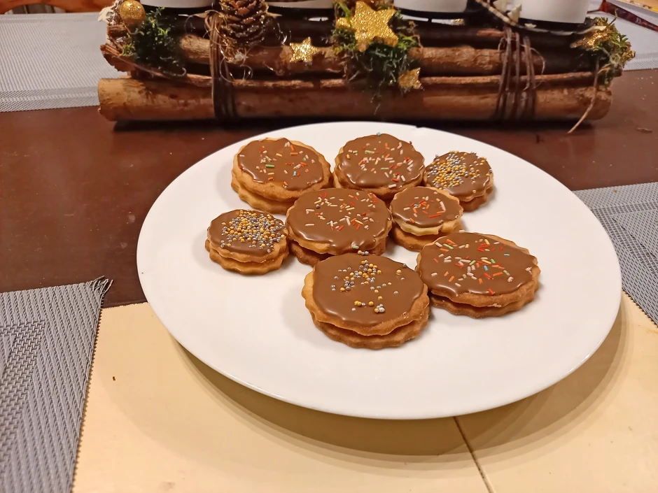 Mürbteig-Streuselkekse