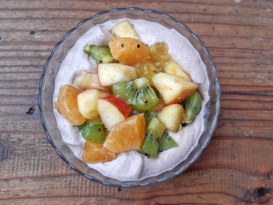 Schokocreme mit Fr&uuml;chten