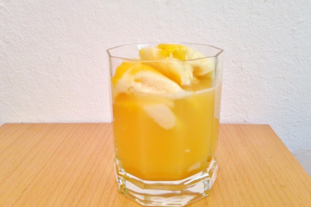 Erfrischender Sorbetdrink