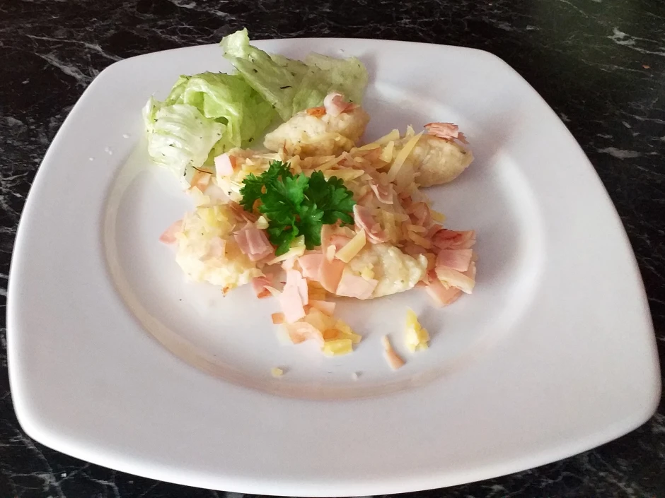 Käse-Schinken-Nocken