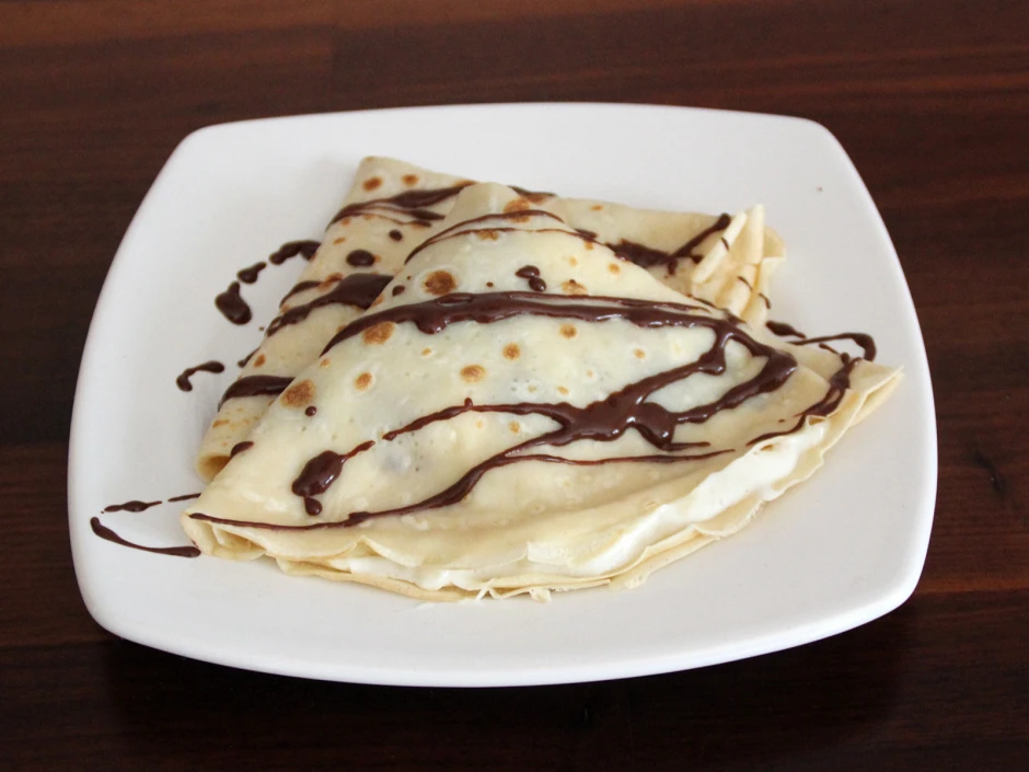 Palatschinken mit Bananencreme