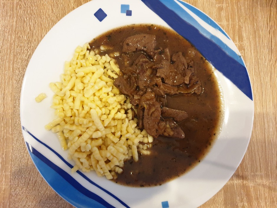 Geröstete Leber