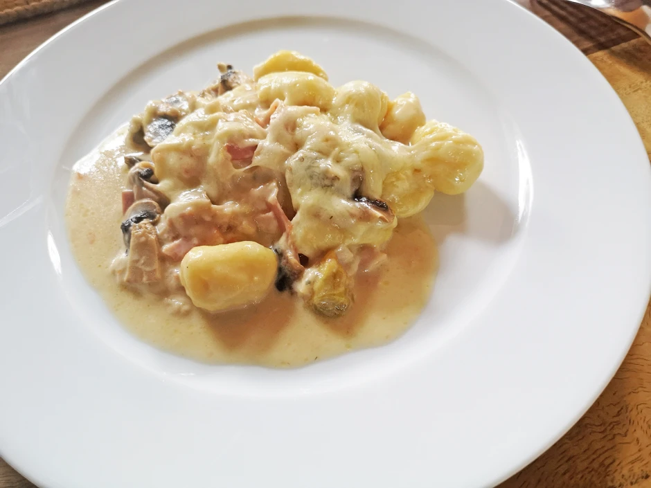 Gnocchi al forno mit Tomatenrahmsauce