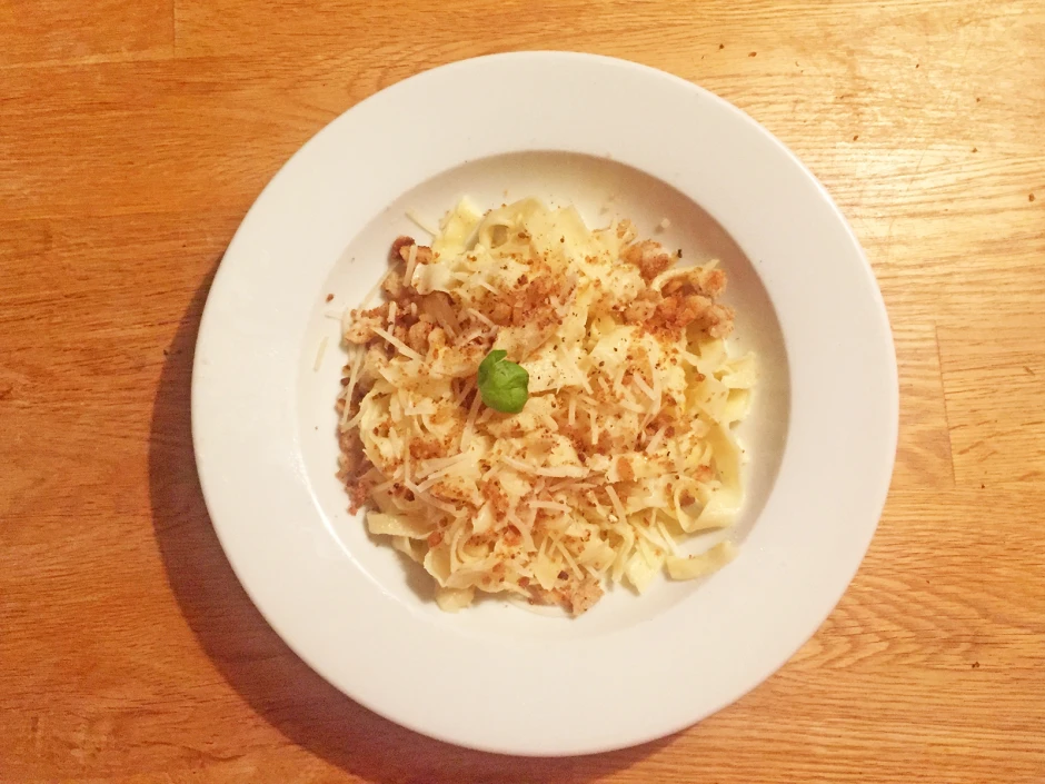 Linguine Pangrattato