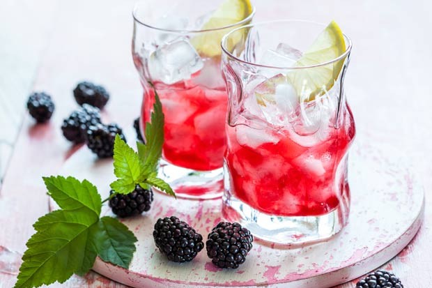 Brombeerlimonade