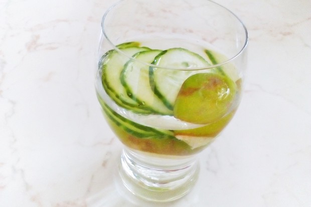 Detox Wasser Gurke-Limette