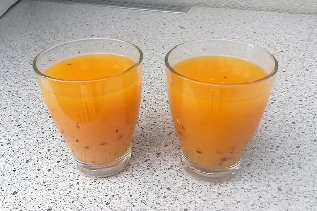 Maracuja-Zuckermelone-Smoothie