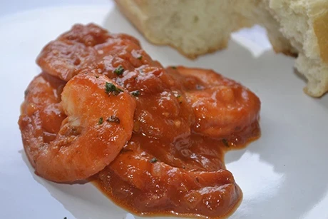 Gamberoni alla caprese