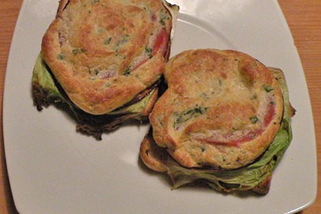 Schinken-Tomaten-Toast