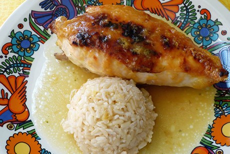 Hähnchen mit Knoblauch