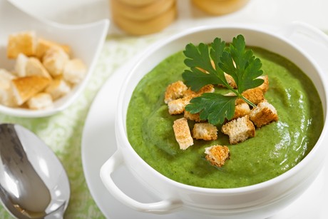 Spinatsuppe