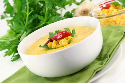 Maiscreme-Suppe
