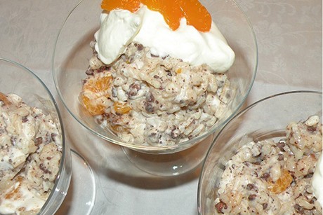 Orangen Stracciatella Reis