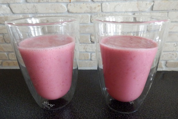 Himbeer-Mandelmilch