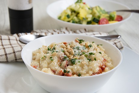 Pinienkernrisotto