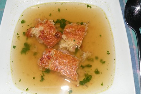 Schinkenschöberlsuppe