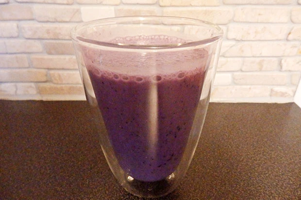 Heidelbeer-Bananenmilch