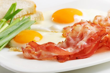Bacon and eggs