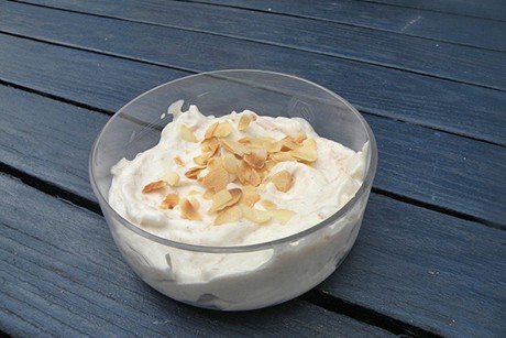 Apfel-Mandel-Schnee
