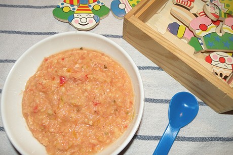 Gemüse-Kartoffel-Fleisch-Brei