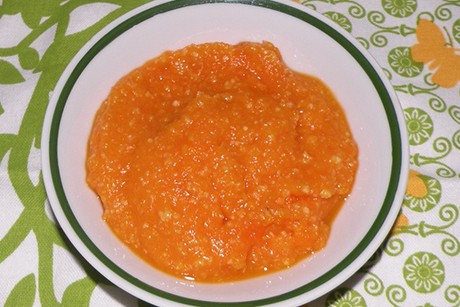 Hirse-Karotten-Brei