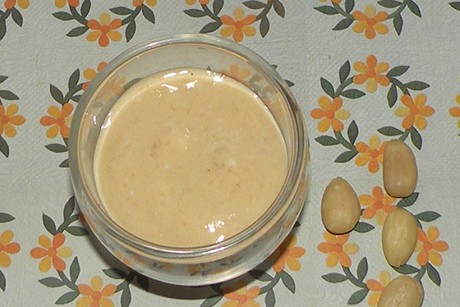 Pfirsich Mandelmus
