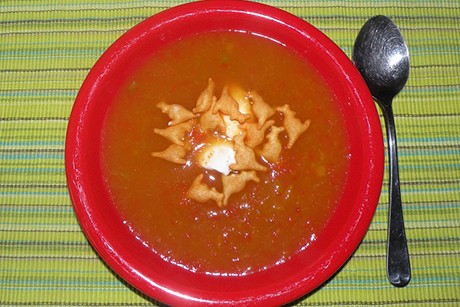 Fruchtige Paprika-Jumpysuppe