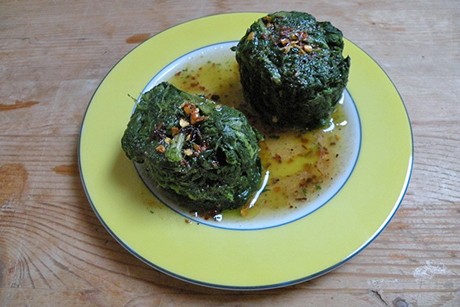 Pikante Spinatbällchen