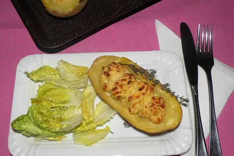 Kartoffeln mit würziger Kräutersauce