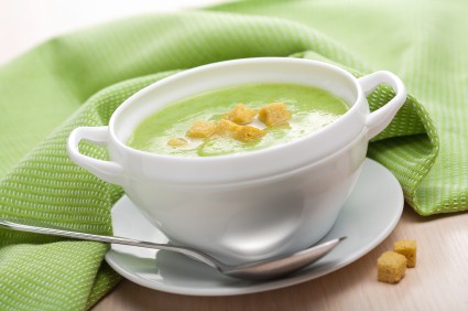 Asiatische Blumenkohlcremesuppe