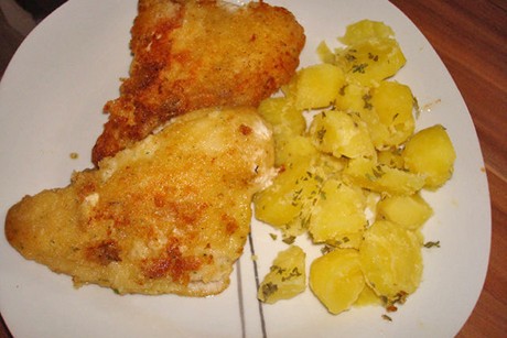 Fischfilet gebacken