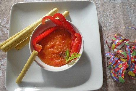 Paprika-Erdäpfel-Dip
