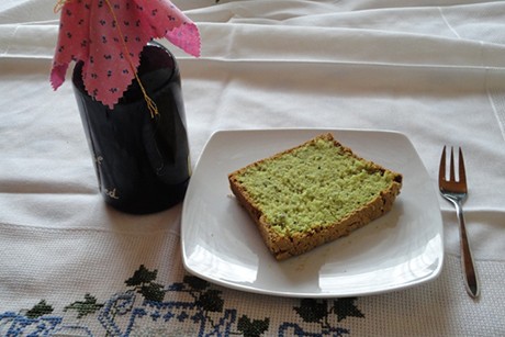 Kürbiskernölkuchen