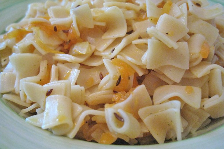 Kürbisfleckerl