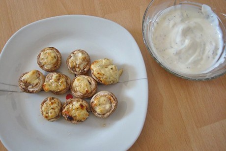 Gefüllte Bojar-Champignons