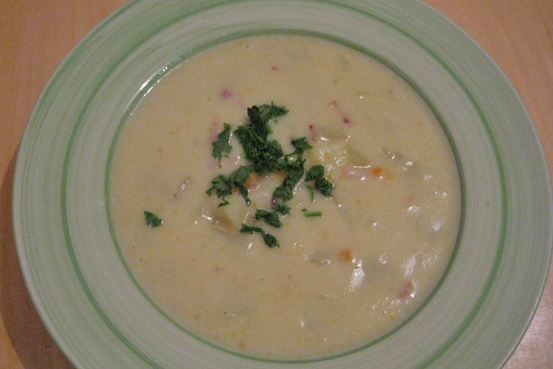 Würzige Kartoffelsuppe