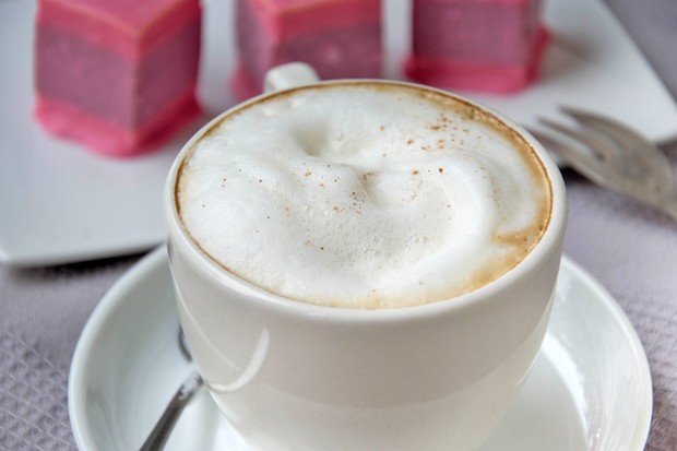 Heiße Espresso-Schoki