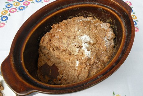 Nuss Grieß Auflauf