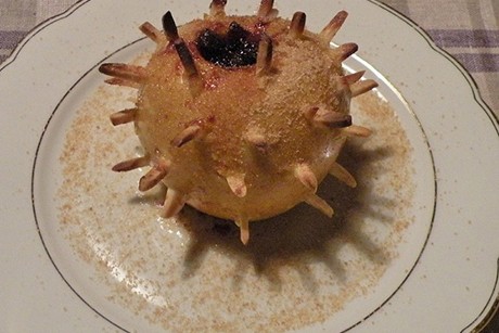 Gespickter Bratapfel
