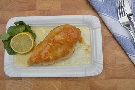 Scharfe Hühnerbrust