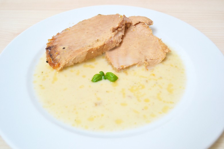 Rosmarinbraten mit Buttermilchsoße