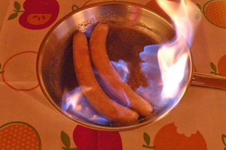 Flambierte Bananen
