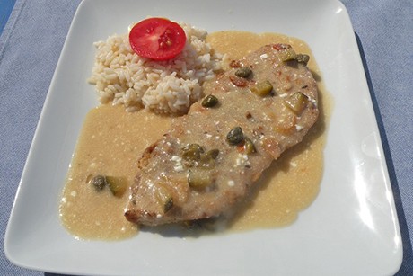 Schweinsschnitzel - pikant