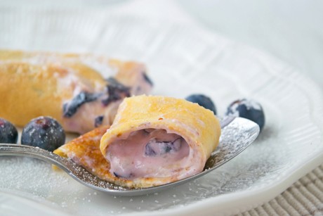 Crêps mit fruchtiger Cremefine-Füllung