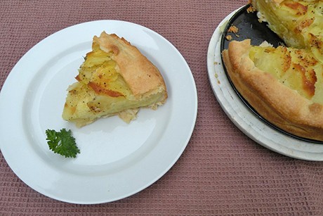 Pastete mit Kartoffeln